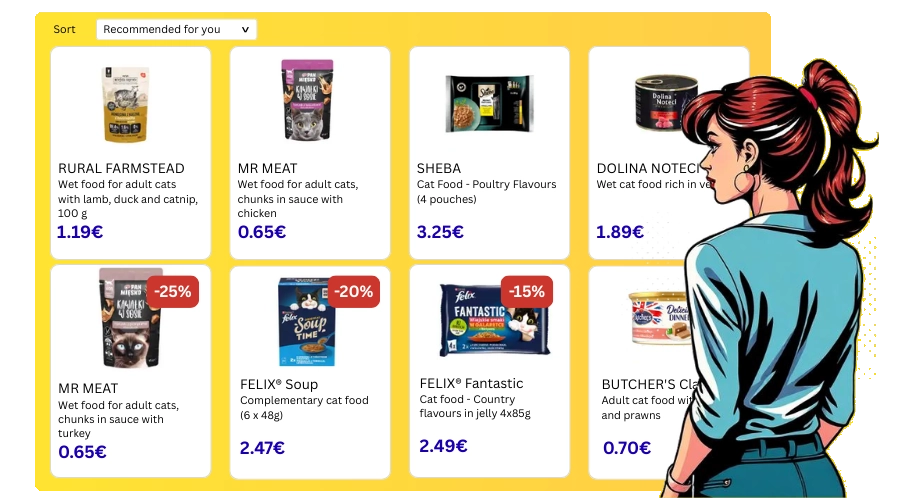 personalized product listing with ai