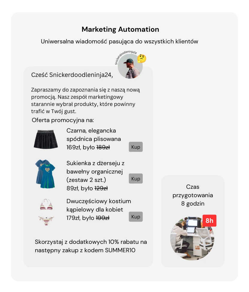 zwykłe wysyłki w marketing automation