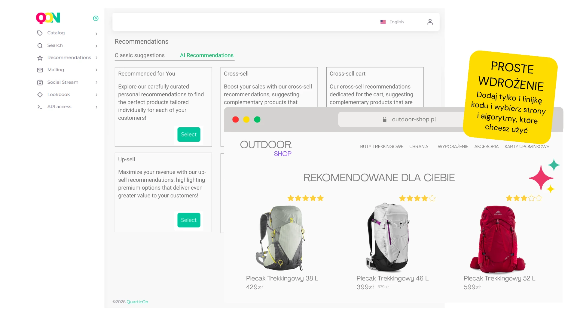 Rekomendacje produktowe AI