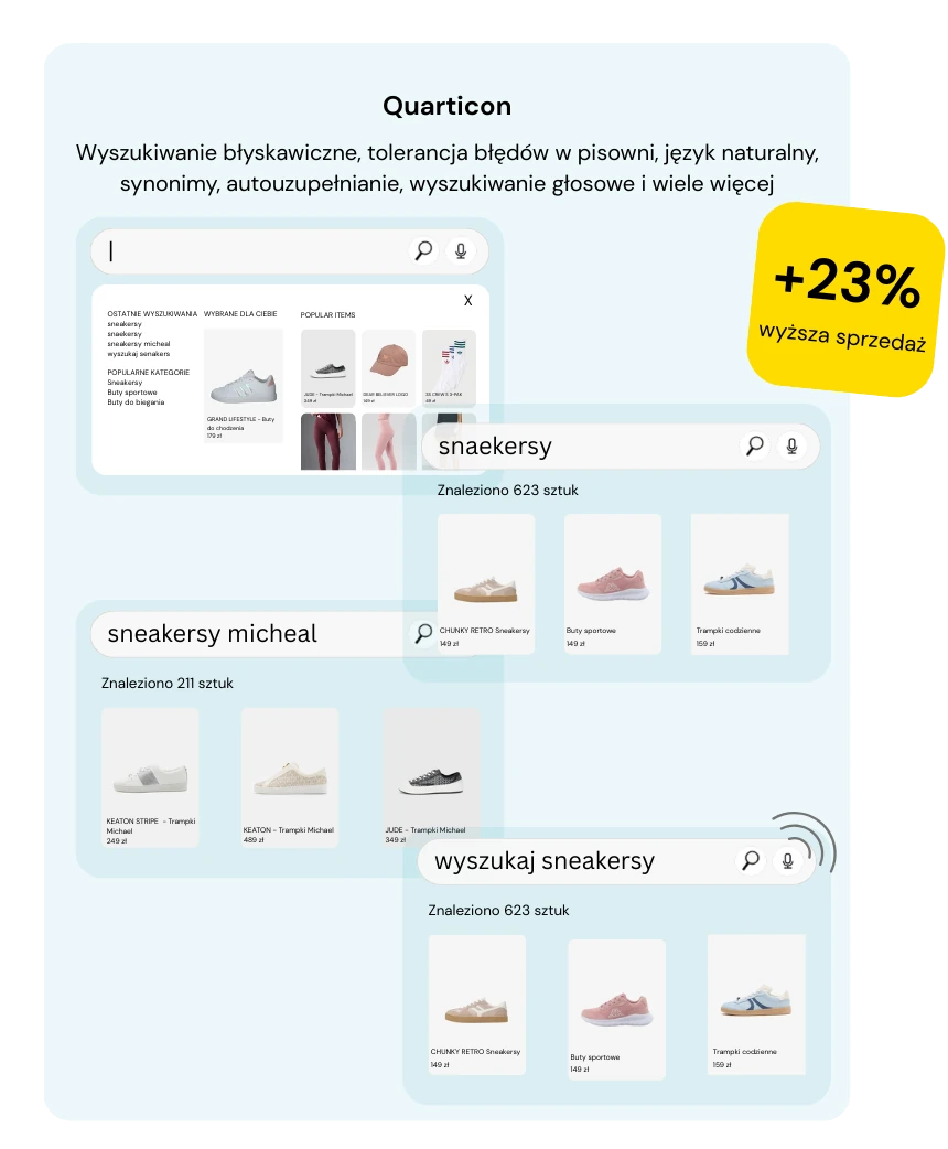 Wyszukiwarka AI dla e-commerce