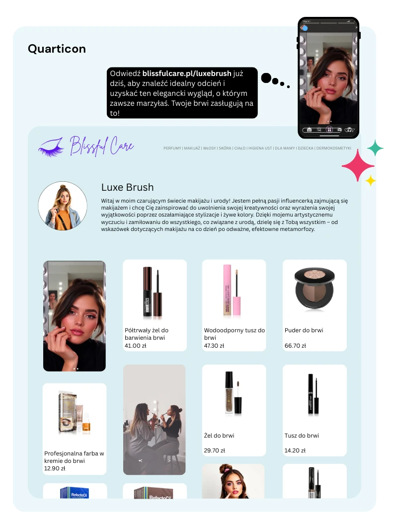 social storefront sklep dla influencerów