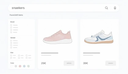 Wyszukiwarka AI dla e-commerce - Zaawansowane filtrowanie